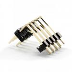 2.54mm Pitch Male Pin Header Connector Dual Insulator Plastic Type